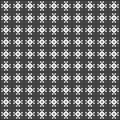 Abstract Cross Pattern Dots Logo generative computational art illustration