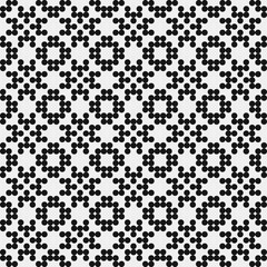 Abstract Cross Pattern Dots Logo generative computational art illustration