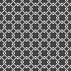 Abstract Cross Pattern Dots Logo generative computational art illustration