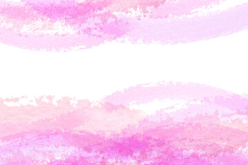 Fototapeta na wymiar ピンクの水彩タッチの背景素材　アブストラクト　 