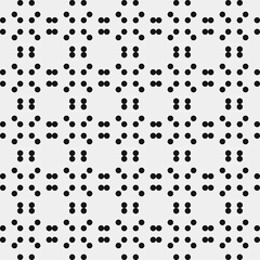 Abstract Cross Pattern Dots Logo generative computational art illustration