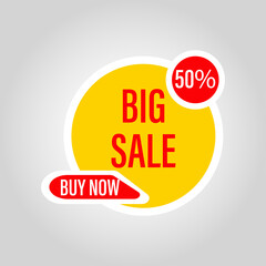 banner elements, collection of discount tags, special offer.Vector