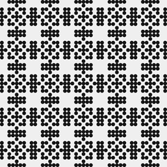 Abstract Cross Pattern Dots Logo generative computational art illustration