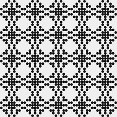 Abstract Cross Pattern Dots Logo generative computational art illustration