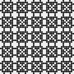 Abstract Cross Pattern Dots Logo generative computational art illustration