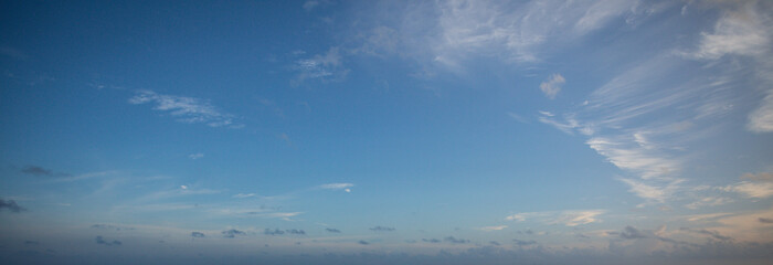 blue sky with clouds