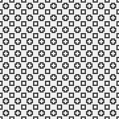 Fototapeta premium Abstract Cross Pattern Dots Logo generative computational art illustration