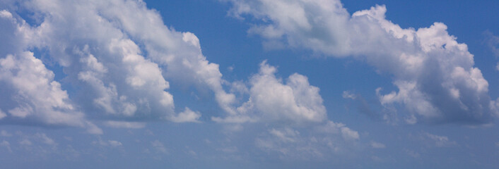 clouds on blue sky