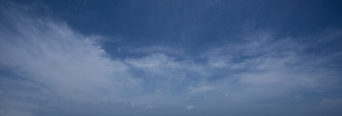 blue sky with white clouds