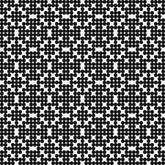 Abstract Cross Pattern Dots Logo generative computational art illustration