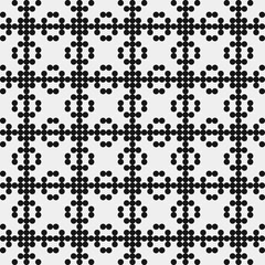Abstract Cross Pattern Dots Logo generative computational art illustration