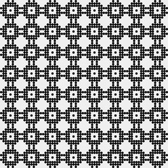 Abstract Cross Pattern Dots Logo generative computational art illustration