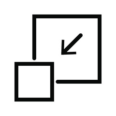 Scale Related Vector Line Icons like Increase, Decrease, Resize and more. Editable Stroke.eps 10