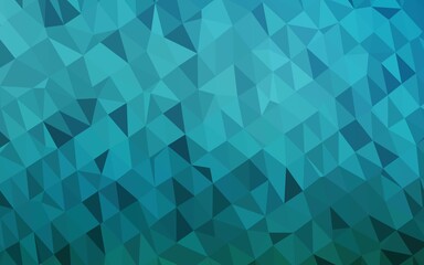 Obraz premium Light BLUE vector low poly layout.