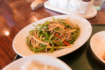 青椒肉絲