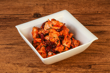 Roasted Chicken breast with bean