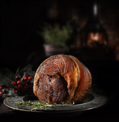 Succulent Festive Roasted Ham