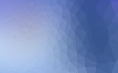 Obraz premium Light BLUE vector shining triangular background.