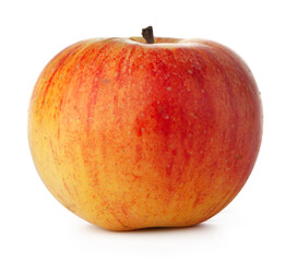 Ripe red apple isolated on white background