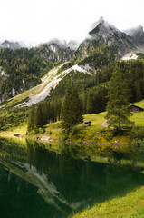 Lake Gosau in Austria - 387345011