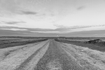 Fototapeta premium Crossroad in northern Denmark