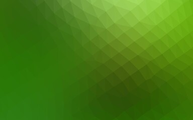 Light Green vector blurry triangle texture.