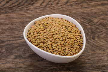 Vegan cuisine - Dry lentil heap