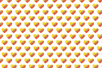 Pattern Love flag design backround 