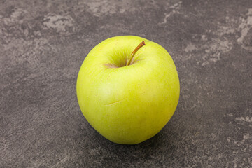 Ripe and sweet green apple