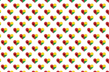 Pattern Love flag design backround 