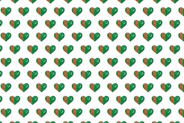 Obraz premium Pattern Love flag design backround 