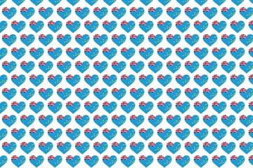 Pattern Love flag design backround 
