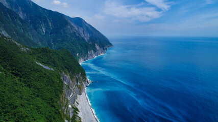 September 25, 2017, Aerial view of The East Coast—Hualien, Eastern Taiwan.