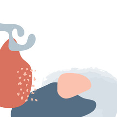 Modern abstract banner template. Great for social media posts, mobile apps, banners design, business cards, invitations, gift cards, flyers and brochures. Simple vector design. 