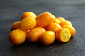 Kumquat, fresh citrus fruit