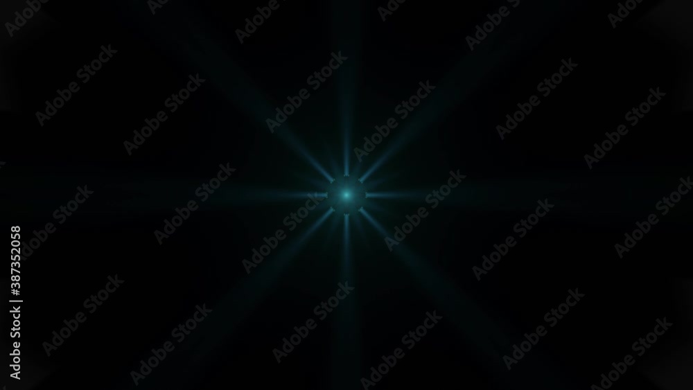 Poster 4k looped abstract high-tech tunnel with neon lights. camera flies through changing tunnel on high s