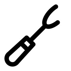 Seam Ripper Line Icon Vector
