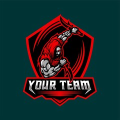 Maskot Logo DAGGER MAN