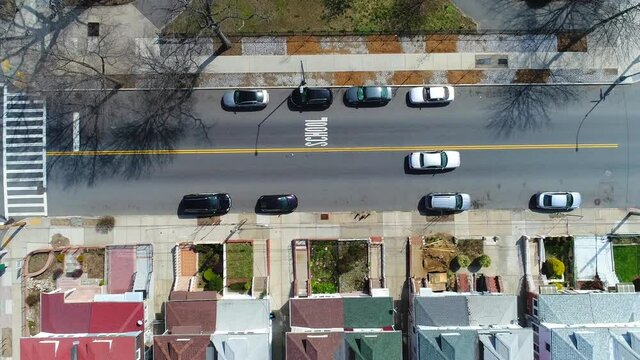 Overhead View of Paerdegat Park in Brooklyn - Bird's Eye