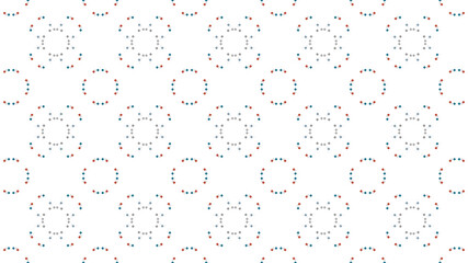 Pixel abstract pattern with elementary design