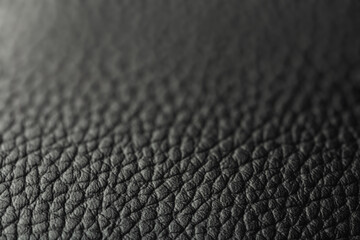 Black leather texture background, leather pattern image