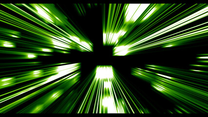 Abstract green background with rays
