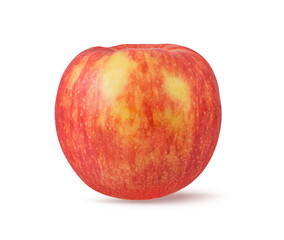 Red apple isolated on white background with clipping path