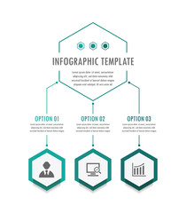 Presentation business abstract background infographic template