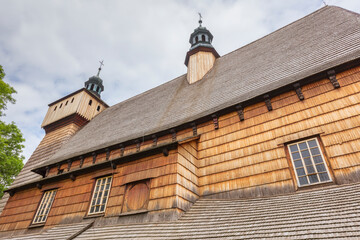 Fototapeta premium Assumption of Holy Mary Church in Haczow