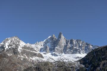 Fototapeta premium alps mountain with snow