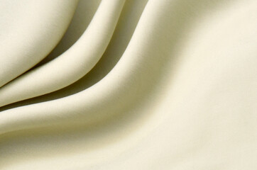 Cotton stretch fabric with elastan light beige
