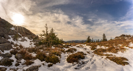 Wandern über kleinen Arber zum kleinen Arbersee und weiter zum großen Arber| Bayerischer Wald | Urlaub | Tourismus | Panorama