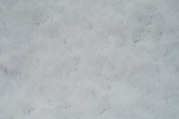 Melted snowy surface