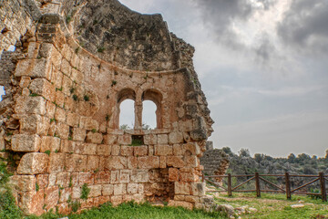 Naklejka premium A view from historical ruins